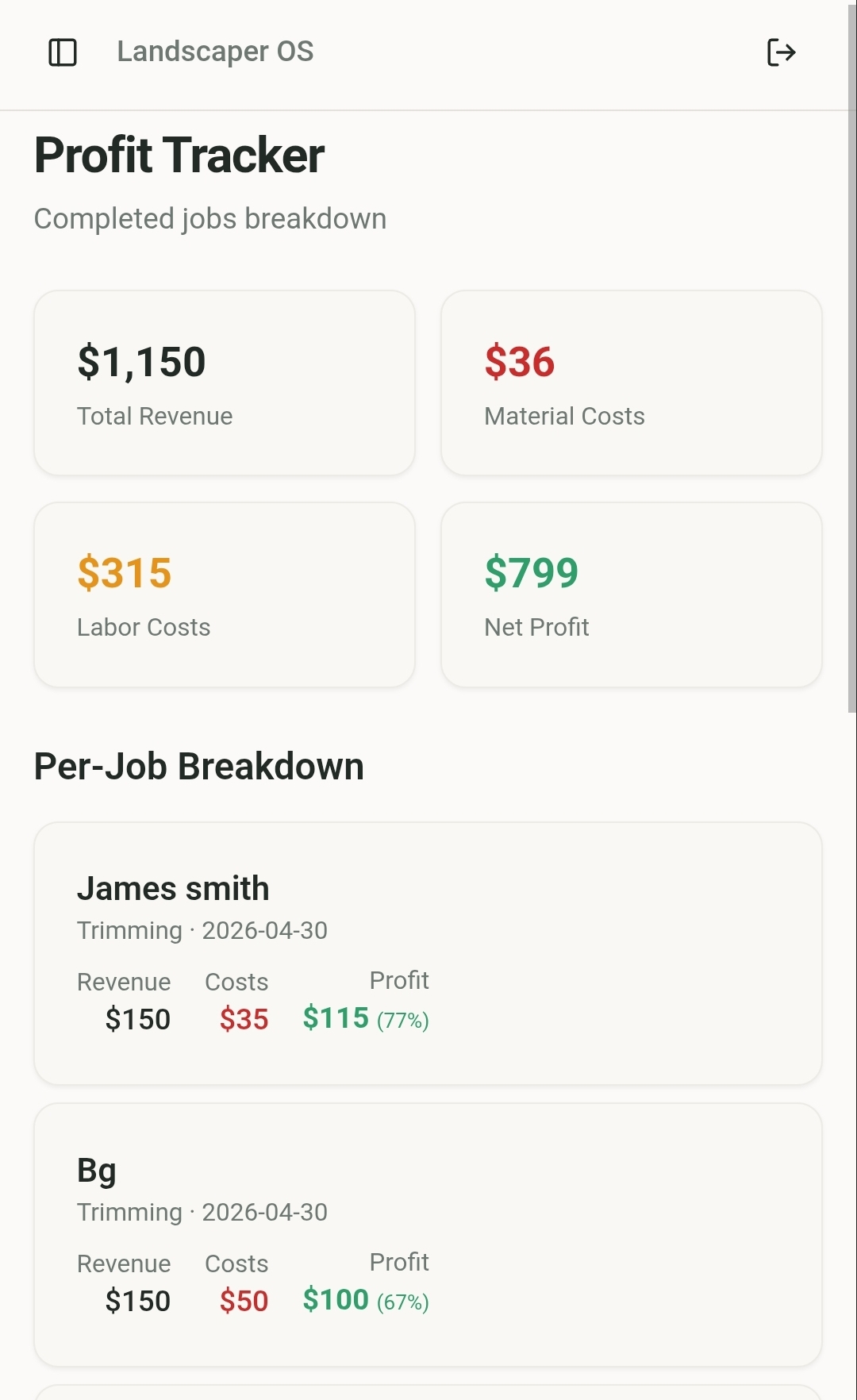 Contractor OS preview